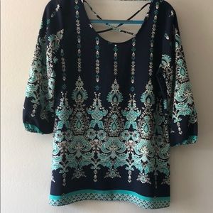 Patterned Dress Shirt